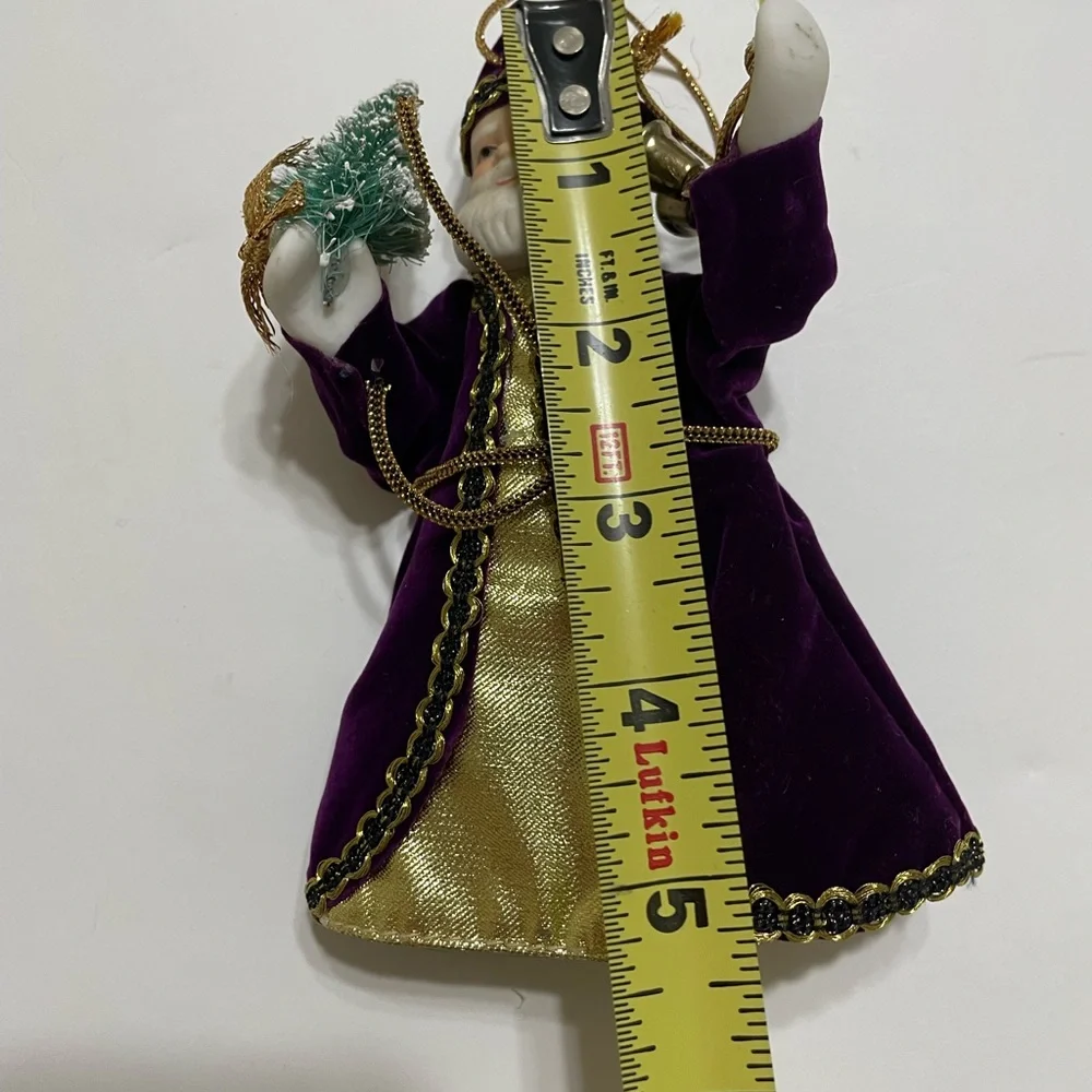 Christmas Ornaments Set/3 Angel Old World Santa Nutcracker